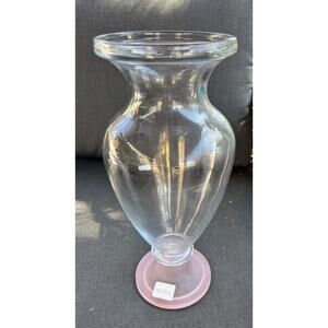 Vintage Noble Excellence 14" x 5.5" Vase Mouthblown Made in Portugal NWT New